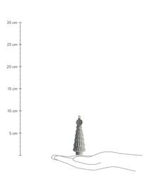 Ciondolo albero Jalia alt. 9 cm, 2 pz, Grigio, Ø 3 x Alt. 9 cm