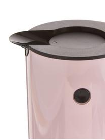 Isolierkanne EM77, 1 L, ABS-Kunststoff mit Glaseinsatz, Rosa, glänzend, 1 L