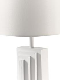 Lampa stołowa Luomo, Złamana biel, S 43 x W 61 cm