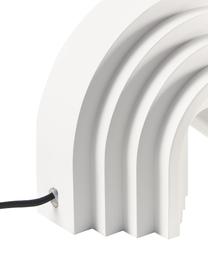 Lampa stołowa Luomo, Złamana biel, S 43 x W 61 cm