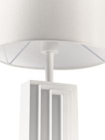 Lampa stołowa Luomo, Złamana biel, S 43 x W 61 cm