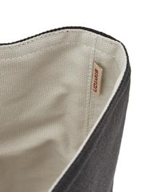 Corbeille à pain design Helga Duo, Coton, Beige, noir, Ø 23 cm