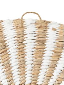 Wandobjekt-Set Tilda, 3-tlg., Metall, Naturfaser, Papier, Weiß, Beige, Set mit verschiedenen Größen
