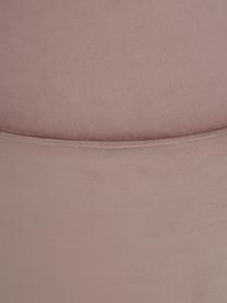 Puf z aksamitu Daisy, Tapicerka: aksamit (poliester) Dzięk, Aksamitny blady różowy, Ø 54 x W 38 cm