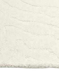 Handgetuft wollen vloerkleed Aaron in crèmewit, Bovenzijde: 100% wol, Onderzijde: 100% katoen Bij wollen vl, Beige, B 200 x L 300 cm (maat L)
