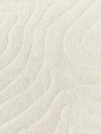 Tapis en laine tufté main Aaron, Blanc crème, larg. 160 x long. 230 cm (taille M)