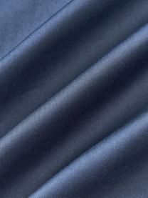 Copripiumino in raso di cotone Comfort, Blu scuro, Larg. 200 x Lung. 200 cm
