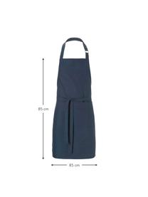 Tablier Kit, Coton, Bleu marine, larg. 85 x long. 85 cm