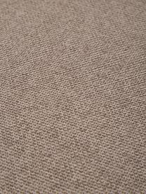 Canapé d'angle modulable Lennon, Tissu brun, larg. 238 x prof. 180 cm, méridienne à gauche