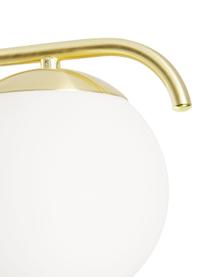 Lampa sufitowa ze szkła opalowego Grant, Biały, odcienie mosiądzu, S 70  x W 30 cm