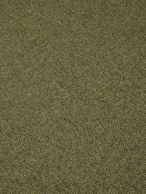 Modulaire sofa Lennon (4-zits) met voetenbank in groen, Bekleding: polyester De hoogwaardige, Frame: massief grenenhout, FSC-g, Poten: kunststof De poten bevind, Geweven stof groen, B 327 x D 207 cm