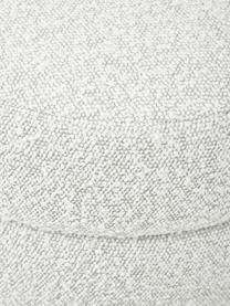 Banco tapizado en tejido bouclé Alto, Tapizado: tejido bouclé (100% polié, Estructura: madera de pino maciza, ma, Bouclé blanco crema, An 110 x Al 47 cm