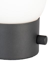 Petite lampe de nuit intensité variable avec connexion USB Urban, Noir, blanc, Ø 13 x haut. 25 cm