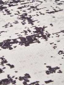 Schimmernder Niederflor-Teppich Cordoba mit Fransen, Flor: 70 % Acryl, 30 % Viskose, Grautöne, B 200 x L 290 cm (Größe L)