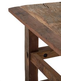 Konsole Bao aus recyceltem Holz, >30% Recyceltes Holz, Dunkles Holz, B 157 x H 87 cm