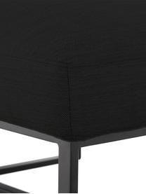 Set da salotto con struttura in metallo Andy 2 pz, Rivestimento: 93% poliestere, 5% cotone, Struttura: metallo verniciato a polv, Tessuto antracite, Set in varie misure