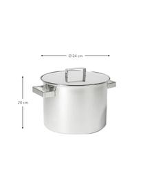 Komplet do gotowania ze stali szlachetnej Design Plus, 3 elem., Stal szlachetna 18/10, Odcienie srebrnego, Ø 24 x W 20 cm