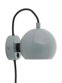 Designové kulaté nástěnné svítidlo Ball, Modrošedá, Š 16 cm, V 12 cm