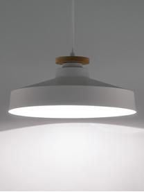Lampada a sospensione stile nordico Malm, Paralume: metallo, Baldacchino: metallo, Bianco, Ø 40 x Alt. 20 cm