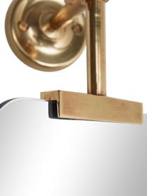 Schwenkbarer Wandspiegel Uman, Spiegelfläche: Spiegelglas, Goldfarben, B 30 x H 107 cm