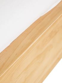 Houten bed Windsor van massief grenenhout zonder hoofdeinde, Massief grenenhout, FSC-gecertificeerd, Bruin, 140 x 200 cm