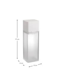 Gewürzölflasche Tower aus Kunststoff, Kunststoff, Weiß, B 6 x H 17 cm