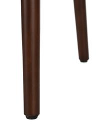 Armstoel Lloyd van donker berkenhout, Bekleding: polyester, Frame: berkenhout, multiplex, Beige, berkenhoutkleurig, B 57 x D 54 cm