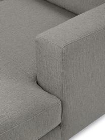 Sofá rinconera Tribeca, Tapizado: 100% poliéster Alta resis, Estructura: madera de pino maciza, Patas: madera de haya maciza pin, Tejido gris oscuro, An 356 x F 195 cm, chaise longue izquierda