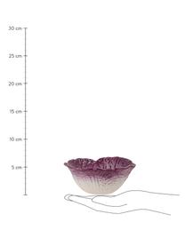 Ciotola in gres fatta a mano a forma di insalata Mimosa, Gres, Lilla, Ø 13 x Alt. 6 cm, 200 ml