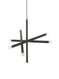 Lampada a sospensione di design Sticks, Baldacchino: metallo verniciato a polv, Nero, Ø 60