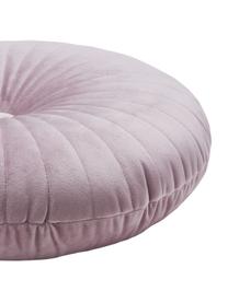 Cuscino rotondo in velluto lucido rosa cipria Monet, Rivestimento: 100% velluto di poliester, Rosa cipria, Ø 40 cm