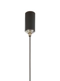 Velké závěsné svítidlo Cassandra, Matná černá, Š 143 cm, V 73 cm