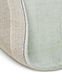 Okrągły ręcznie tkany dywan z wiskozy Jane, Szarozielony, Ø 200 cm (Rozmiar L)