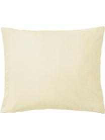 Mousseline kussenhoes Odile, Weeftechniek: mousseline Draaddichtheid, Geel, B 60 x L 70 cm