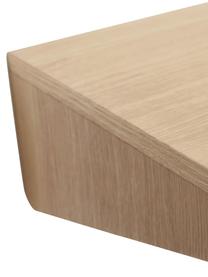 Biurko ścienne z drewna dębowego Folk, Drewno dębowe z certyfikatem FSC, Drewno dębowe, S 80 x G 35 cm
