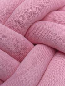 Knoten-Kissen Twist in Pink, Pink, Ø 30 cm