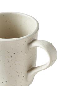 Tasses à café Marlee, 4 pièces, Grès cérame, Blanc crème, Ø 9 x haut. 10 cm