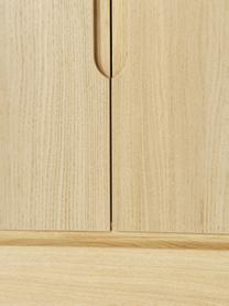 Armario en roble Cassy, 2 puertas, Patas: madera de roble macizo, Madera clara, An 100 x Al 195 cm