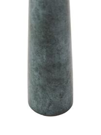 Apribottiglie in marmo Bluma, Manico: marmo, Verde marmorizzato, argento, Larg. 3 x Alt. 18 cm