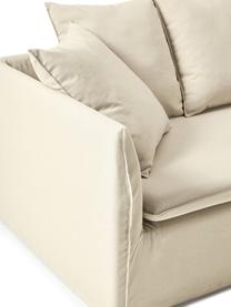 Ecksofa Mila (3-Sitzer), Bezug: 100% Polyester Der hochwe, Gestell: Kieferholz, Faserplatte, , Webstoff Dunkelbeige, B 230 x H 85 cm, Eckteil rechts