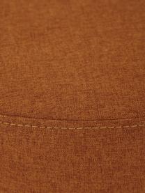 Hocker Mara mit Wiener Geflecht, Bezug: Polyester Der hochwertige, Rahmen: Sperrholz, Fuß: Massives Birkenholz, Ratt, Webstoff Terrakotta, Ø 37 x H 39 cm