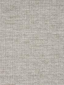 Divano angolare con piedini in metallo Emma, Rivestimento: poliestere, Struttura: legno di pino massiccio, , Piedini: metallo, verniciato a pol, Tessuto beige, Larg. 302 x Prof. 220 cm, chaise-longue a sinistra