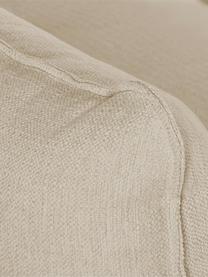 XL hoekbank Tribeca in donkerbeige, Bekleding: polyester, Frame: massief grenenhout, Poten: massief gelakt beukenhout, Geweven stof donkerbeige, B 274 x D 192 cm, hoekdeel rechts