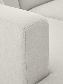 Canapé d'angle gris clair Carrie, Tissu gris clair, larg. 222 x prof. 180 cm, méridienne à gauche