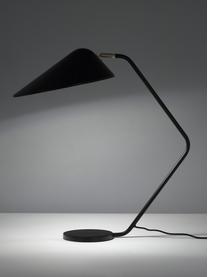 Grande lampe à poser noire Neron, Noir, prof. 57 x haut. 56 cm