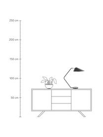 Lampa biurkowa Neron, Czarny, G 57 x W 56 cm