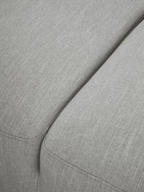 Sofa narożna Melva (4-osobowa), Tapicerka: 100% poliester Dzięki tka, Stelaż: lite drewno sosnowe z cer, Nogi: tworzywo sztuczne, Szara tkanina, S 319 x G 196 cm, lewostronna