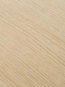 Ronde salontafelset Dan van hout, 2-delig, MDF met eikenhoutfineer, Licht hout, Set met verschillende formaten