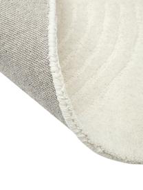 Wollteppich Mason in Cremeweiß, handgetuftet, Flor: 100 % Wolle, Cremeweiß, B 80 x L 150 cm (Größe XS)