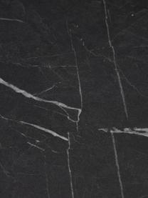 Biurko Liam, Płyta pilśniowa średniej gęstości (MDF) pokryta folią melaminową, Czarny, o wyglądzie marmuru, S 120 x W 75 cm